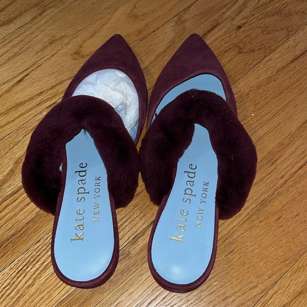 Maroon Kate Spade Marielle 2 Flats